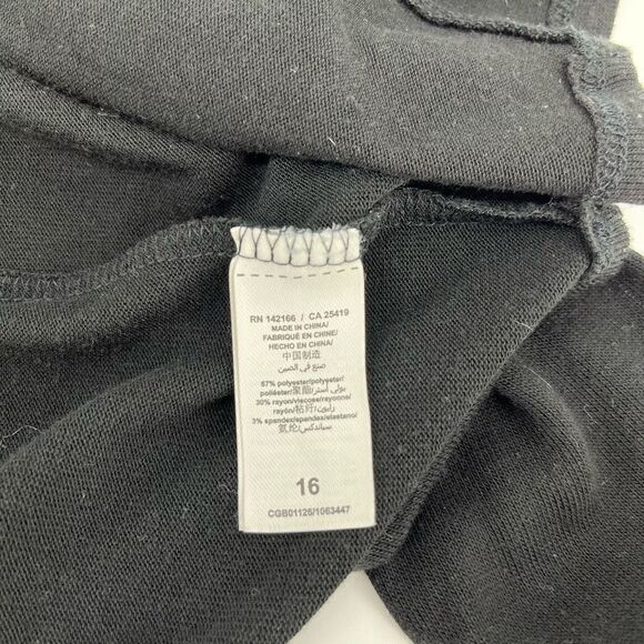 Habitual Black Open Front Cardigan Lightweight Knit Sweater‎ Jacket Size L - Picture 4 of 8